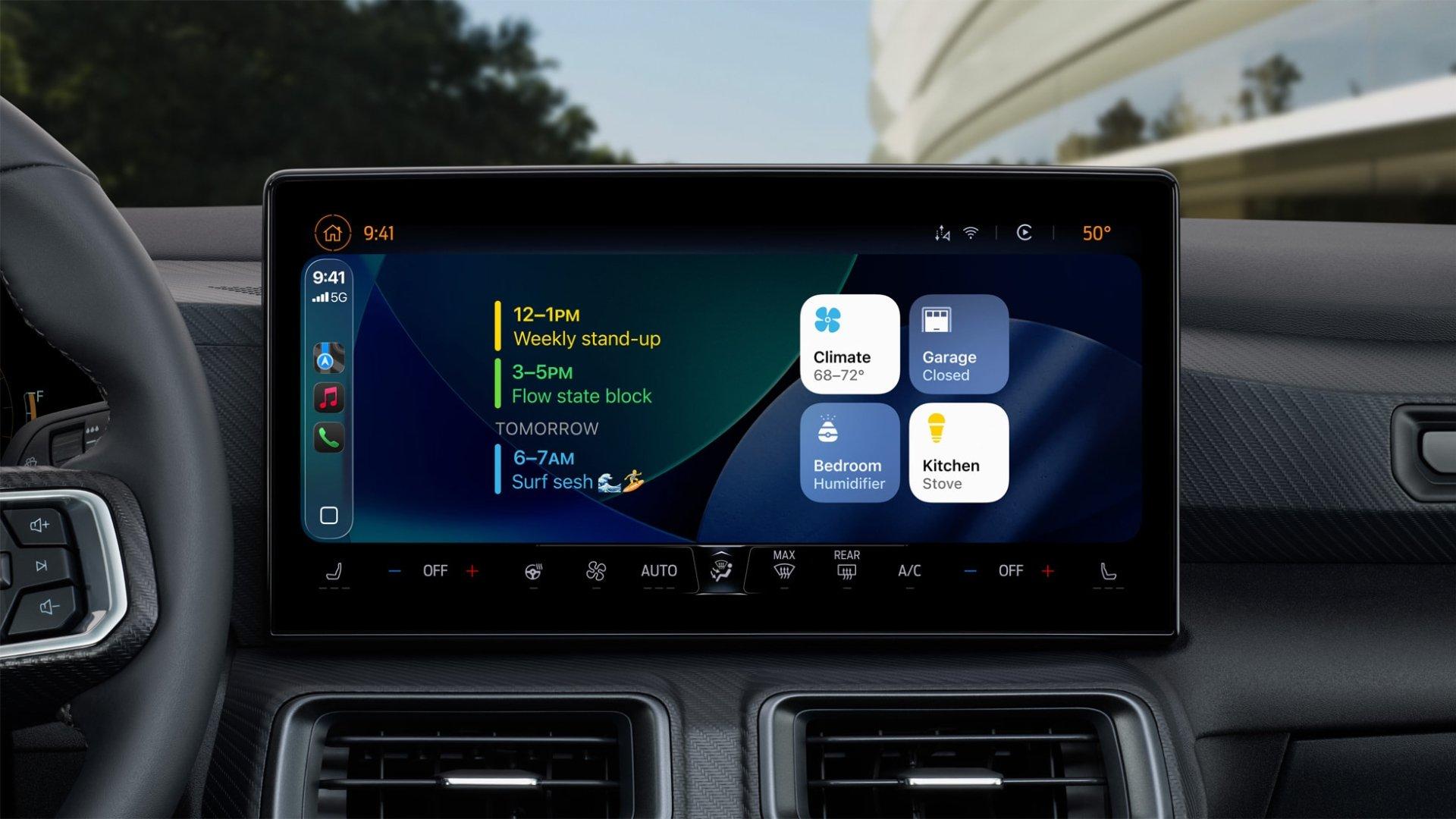 Apple carplay widgets ios 26