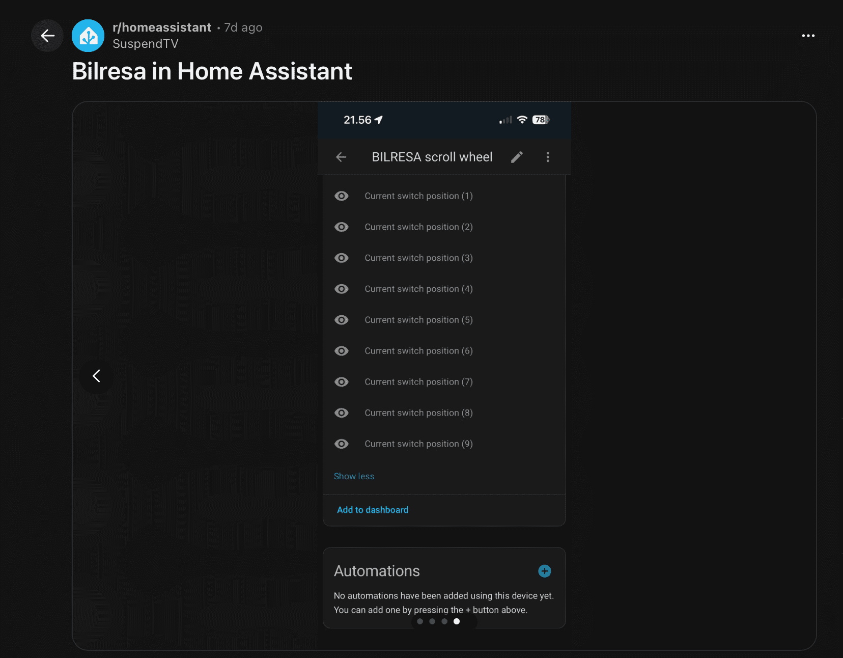 Bilresa in home assistant reddit u suspendtv