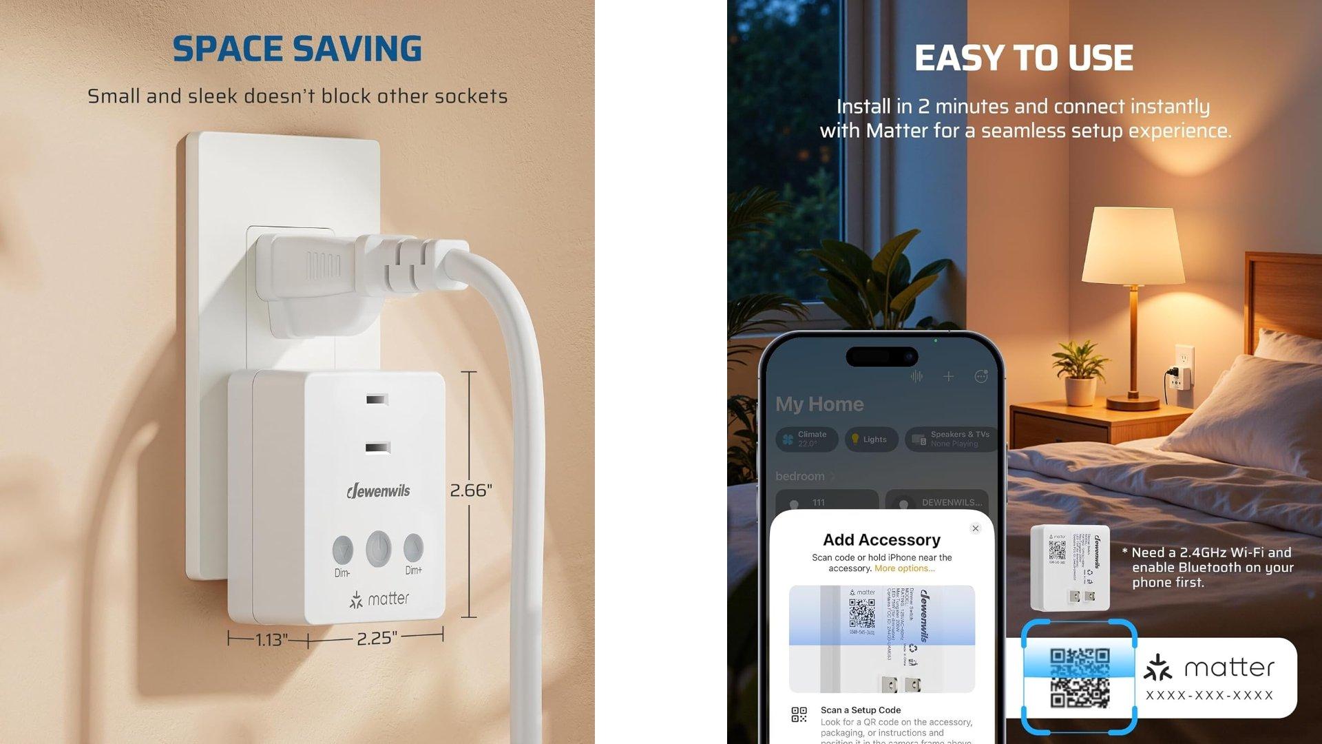 Dewenwils plug in dimmer switch features 3