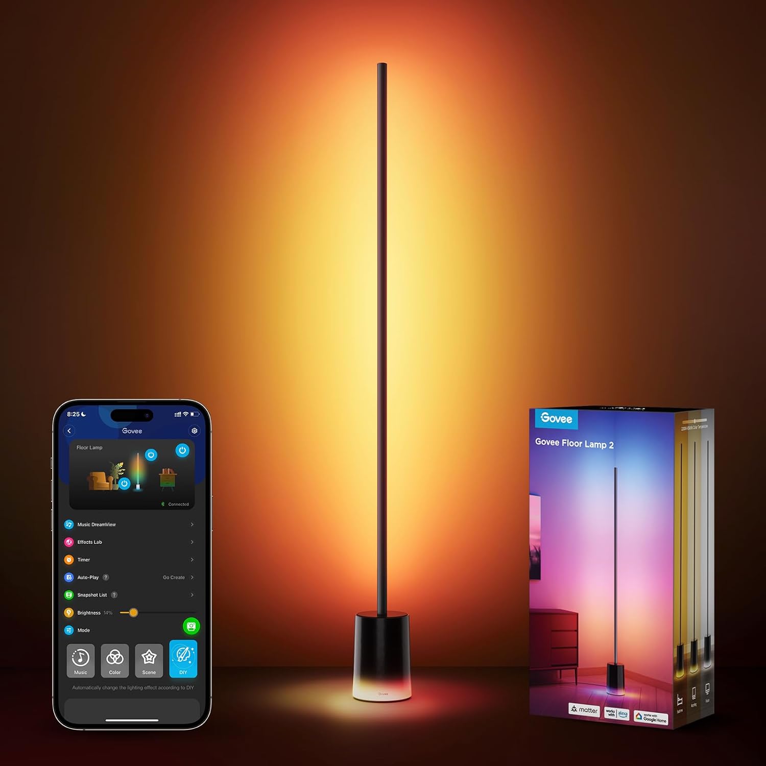 Govee floor lamp 2 packaging