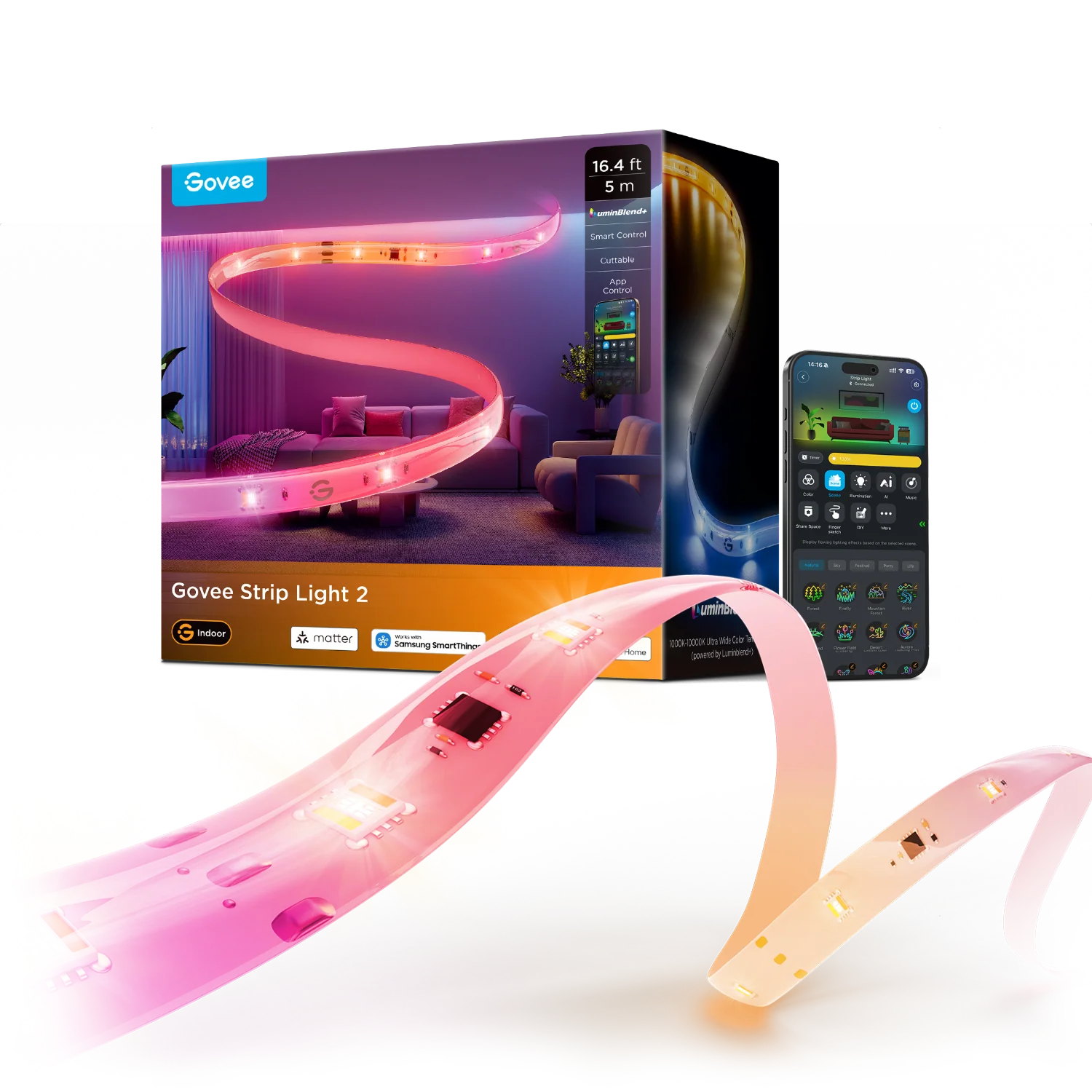 Govee led strip lights 2 png