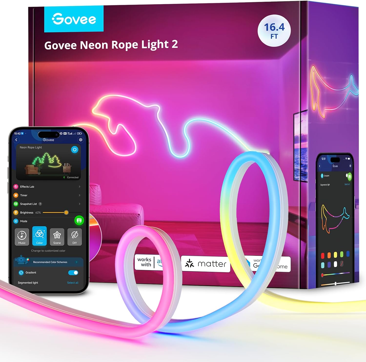 Govee neon rope light 2 packaging