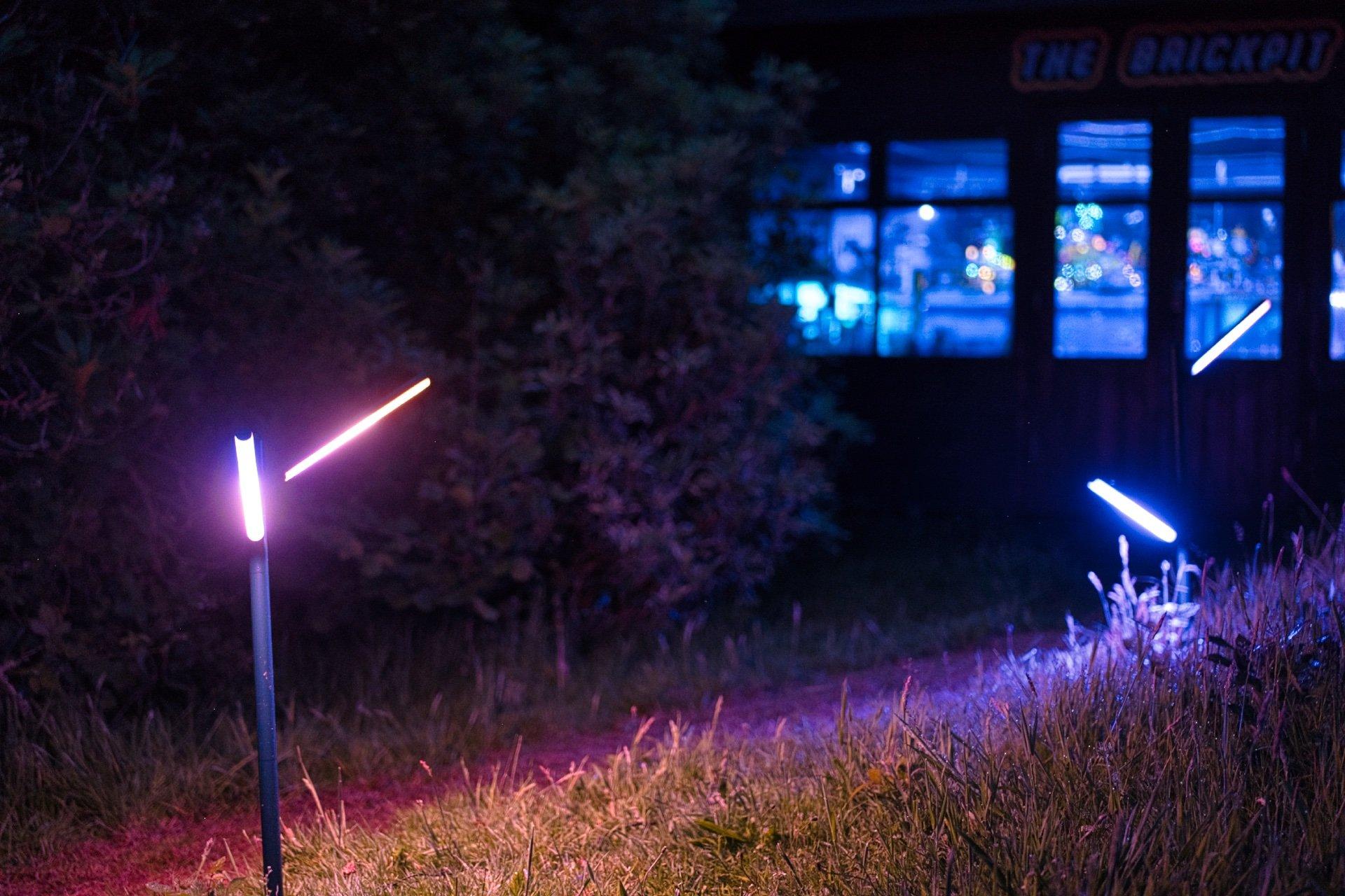 Govee outdoor garden light review closer up