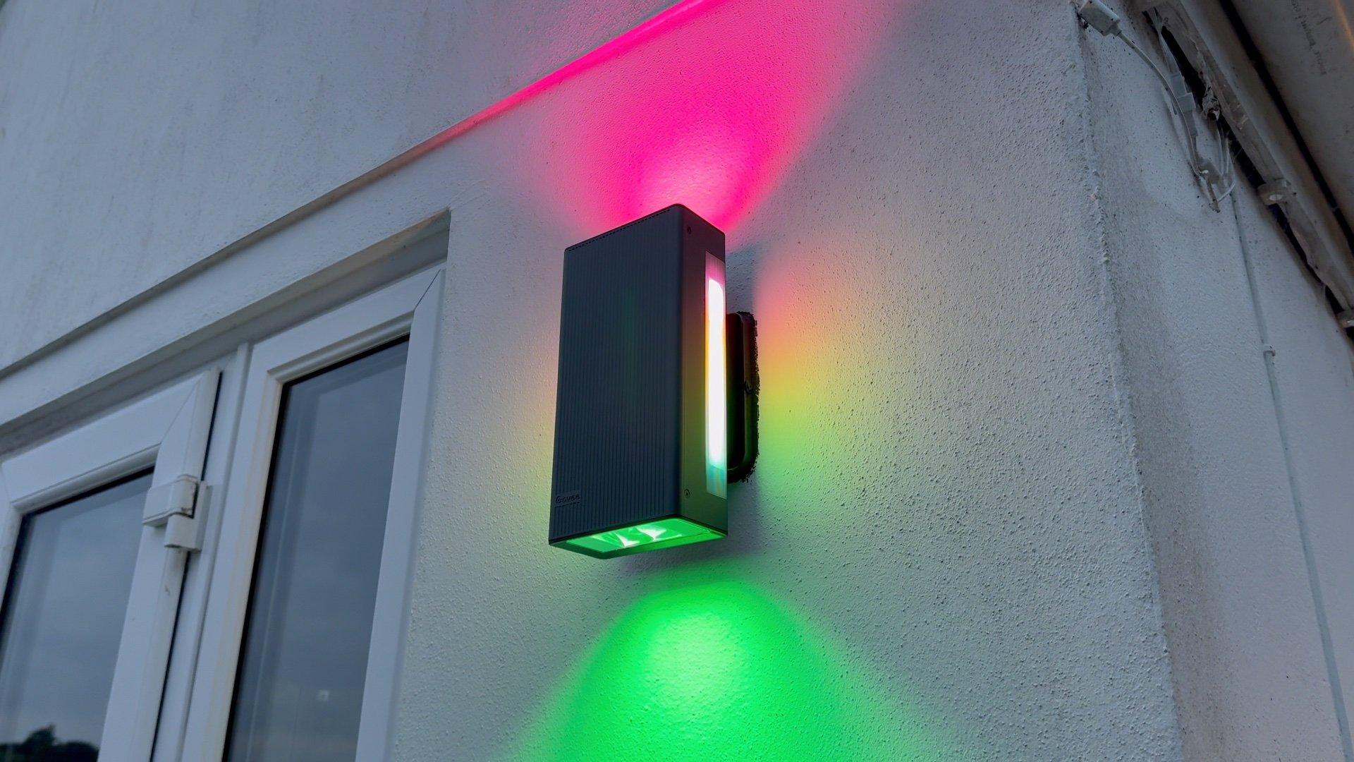Govee outdoor updown wall light review outdoor main shot
