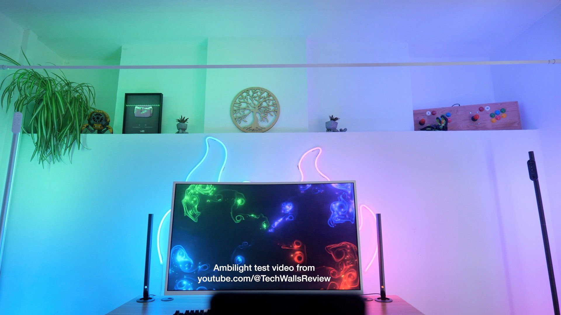 Govee skyline review ambilight test all lights
