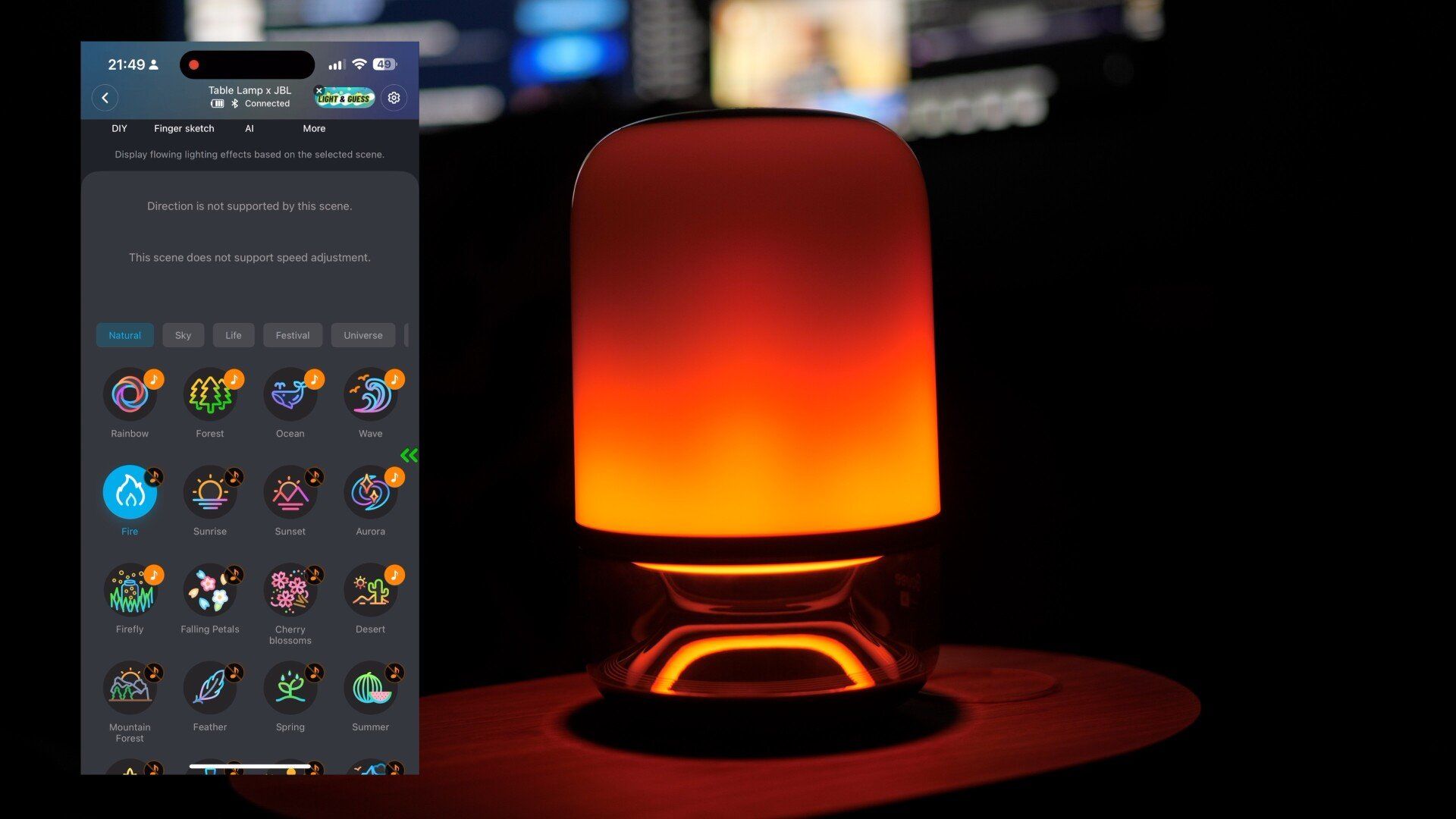 Govee table lamp 2 pro review app screenshot