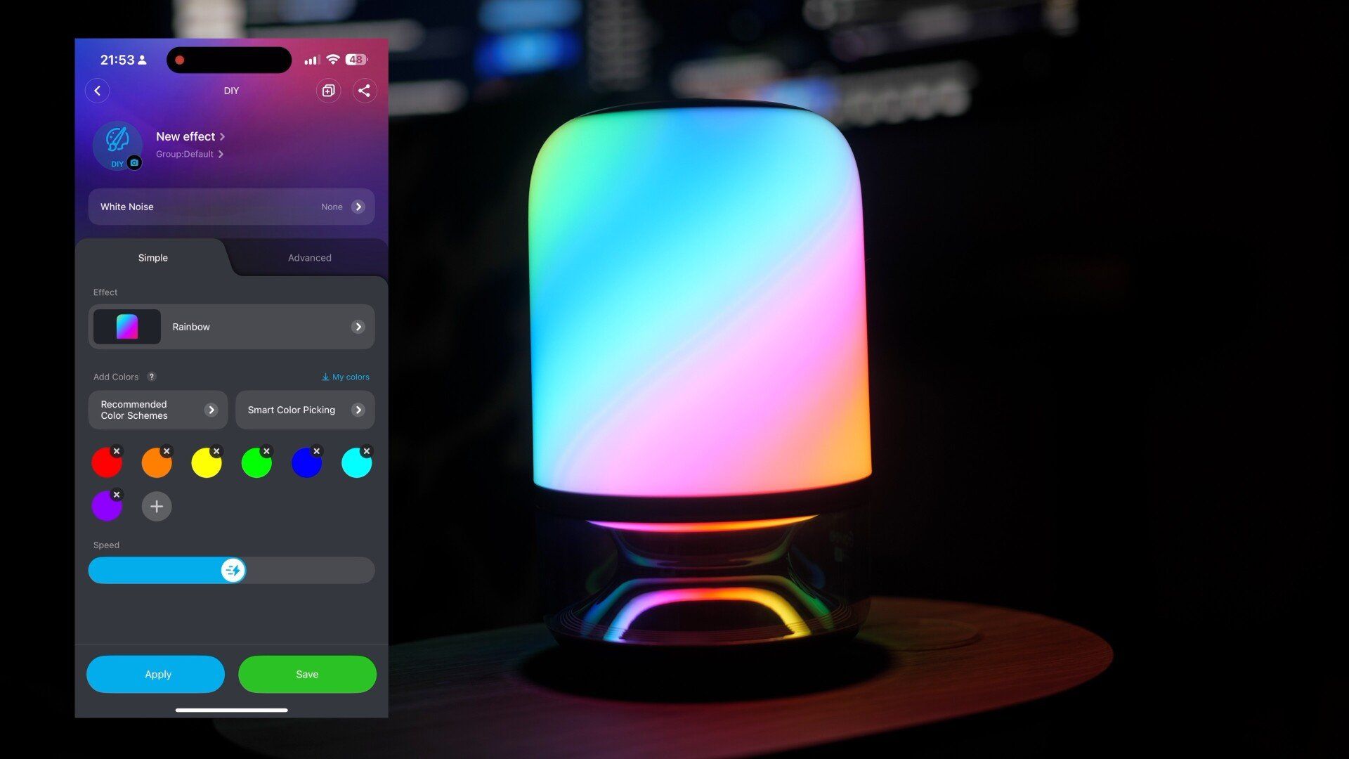 Govee table lamp 2 pro review scene creation
