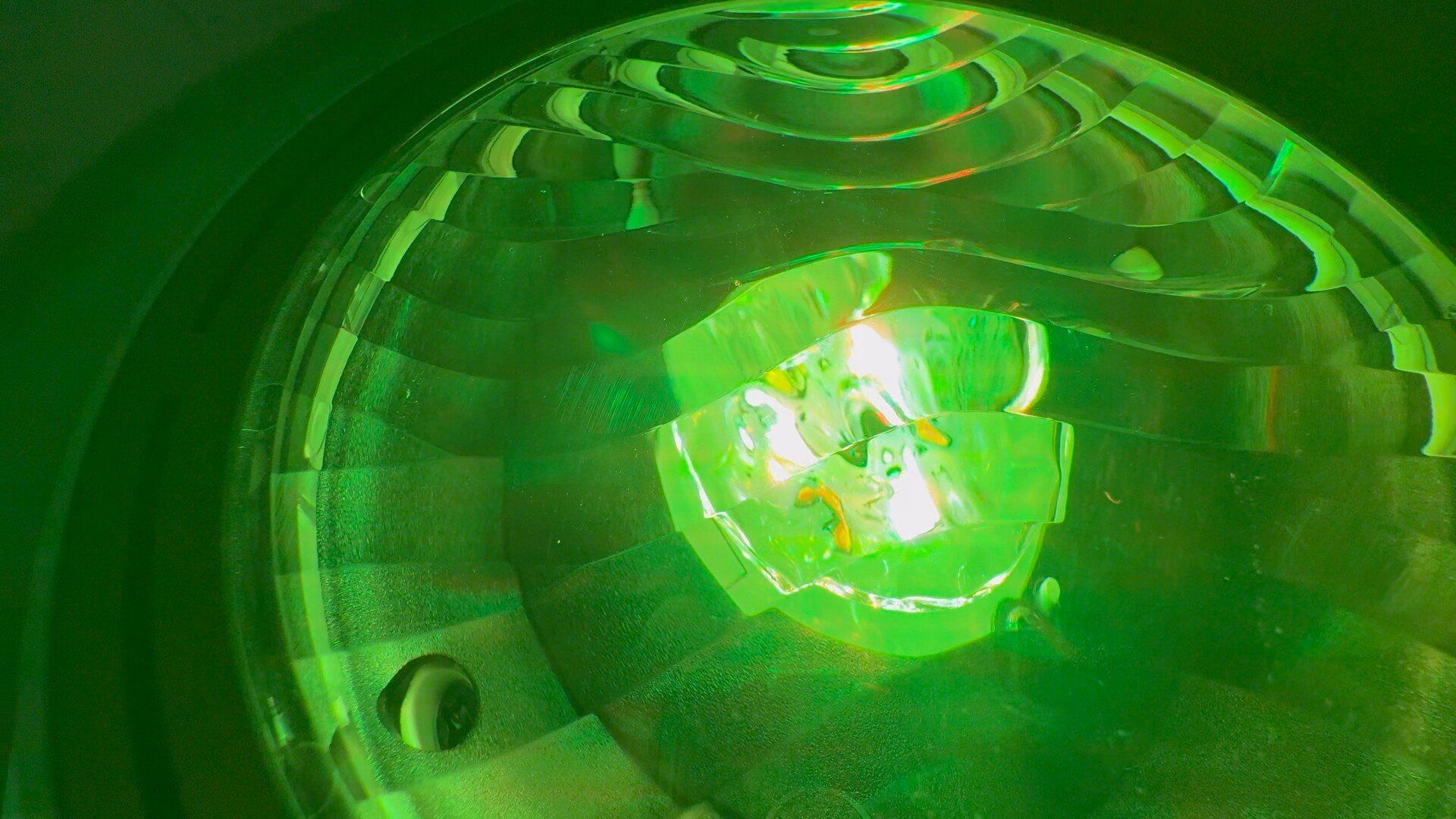 Govee uplighter floor lamp ripple effect prism close up