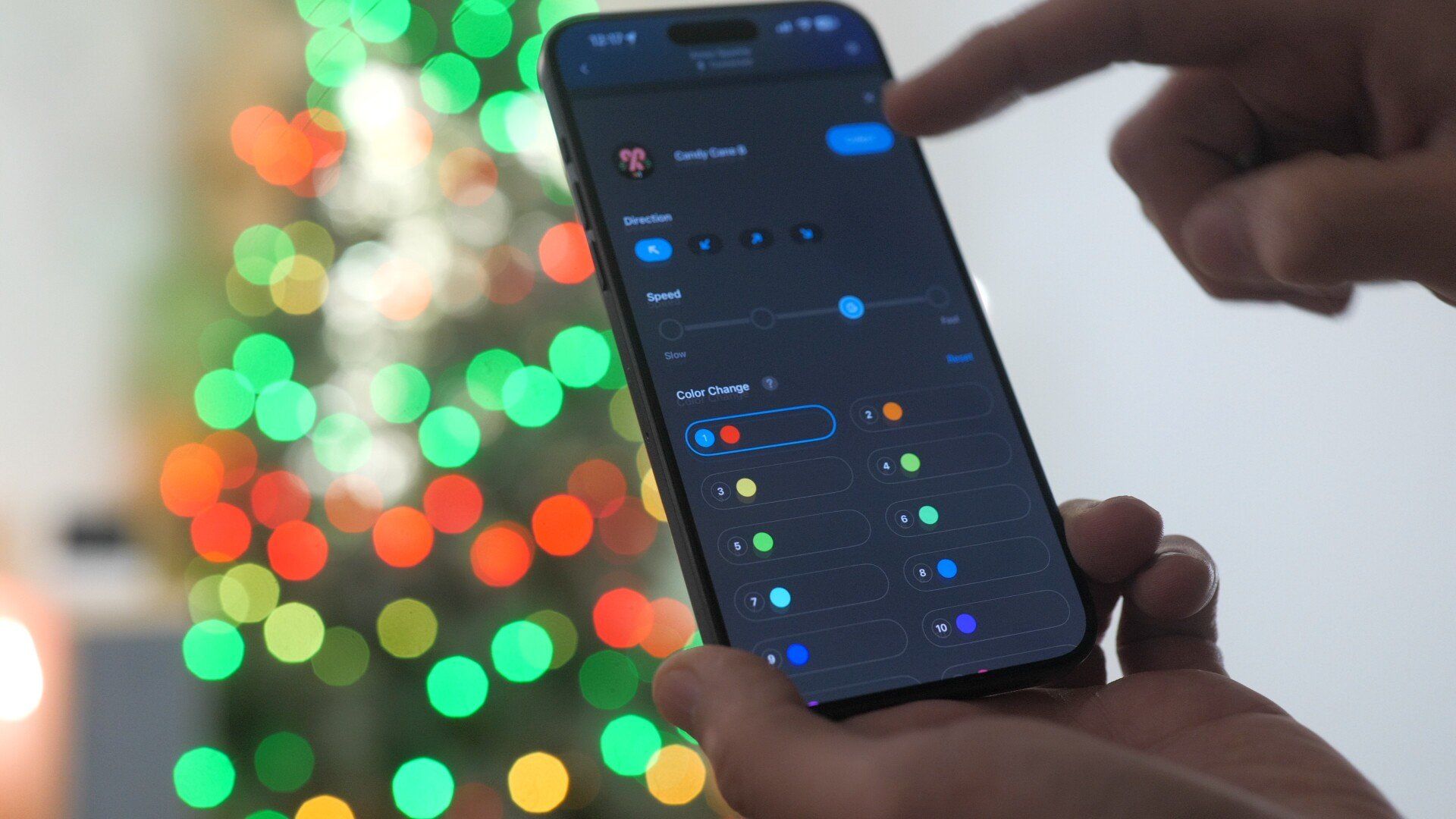 Govee xmas sparkle lights color change