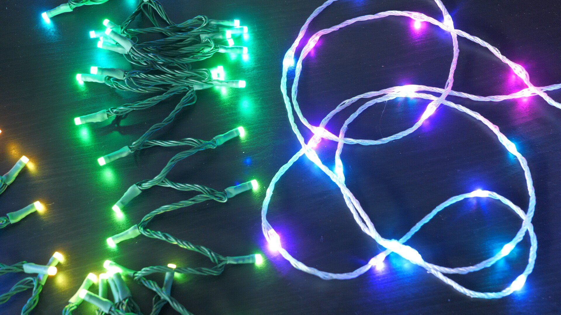 Govee xmas sparkle lights compared to string light s 2