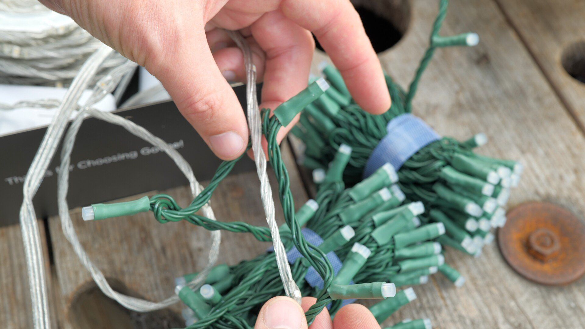 Govee xmas sparkle lights led module spacing