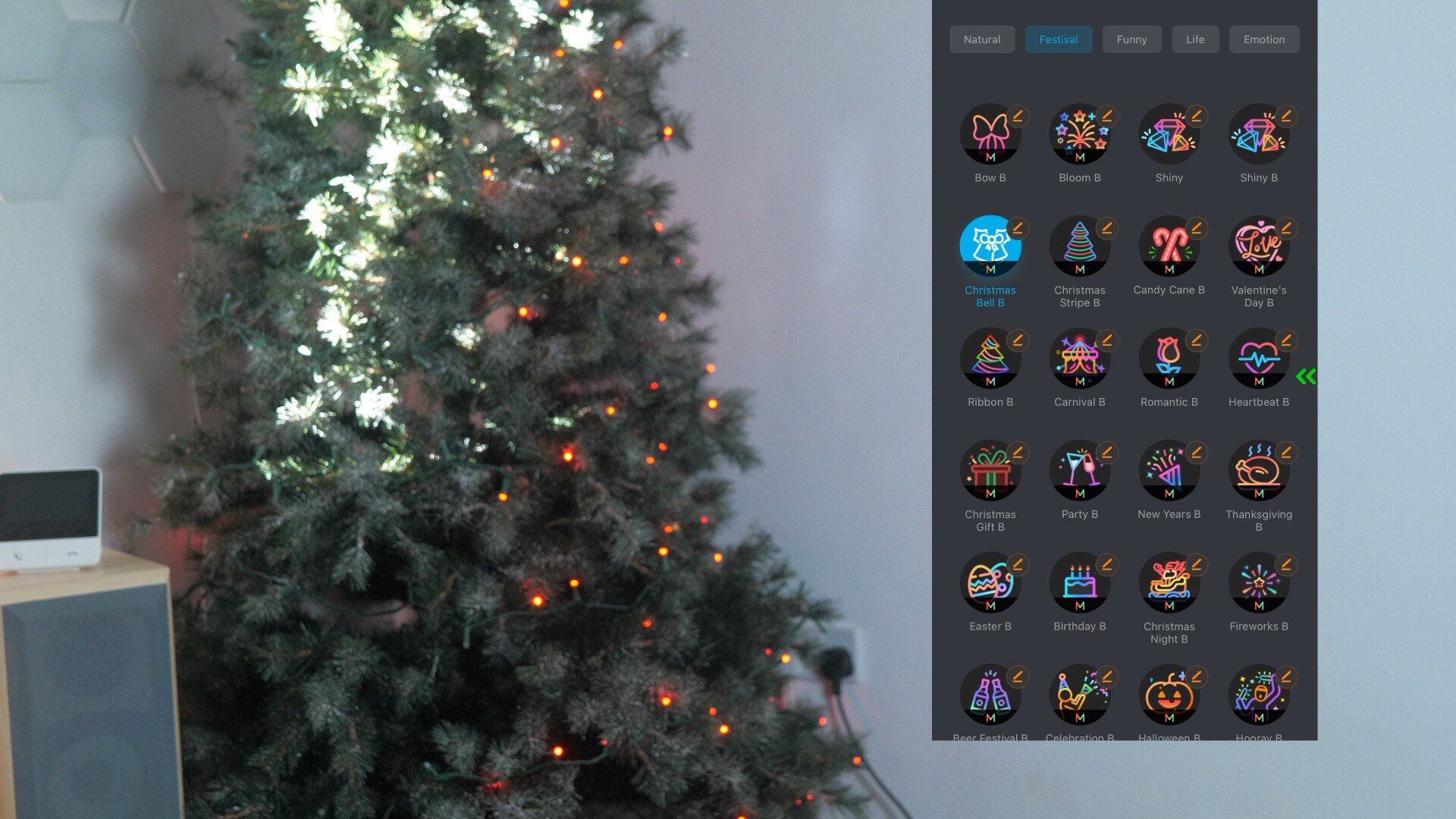 Govee xmas sparkle lights xmas scenes