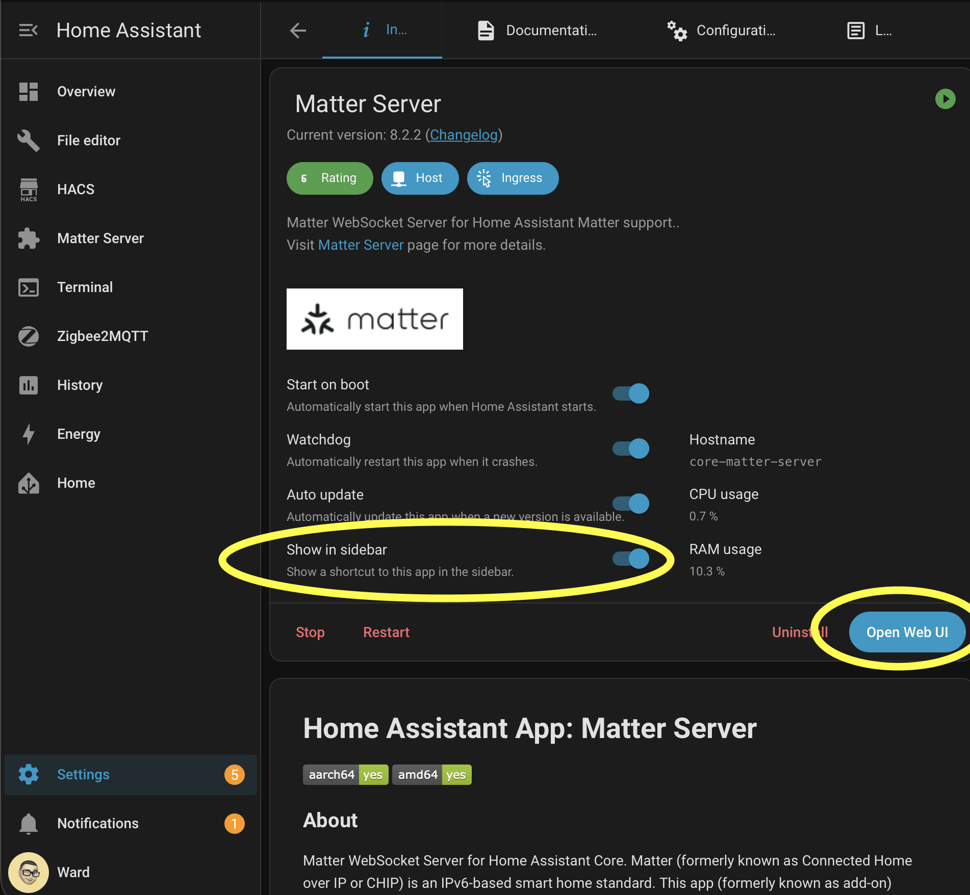 Ha matter server webui access Ha matter server webui access