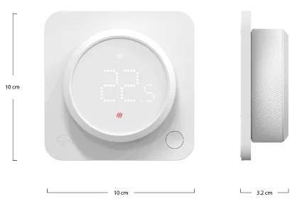Habi wireless room thermostat size png