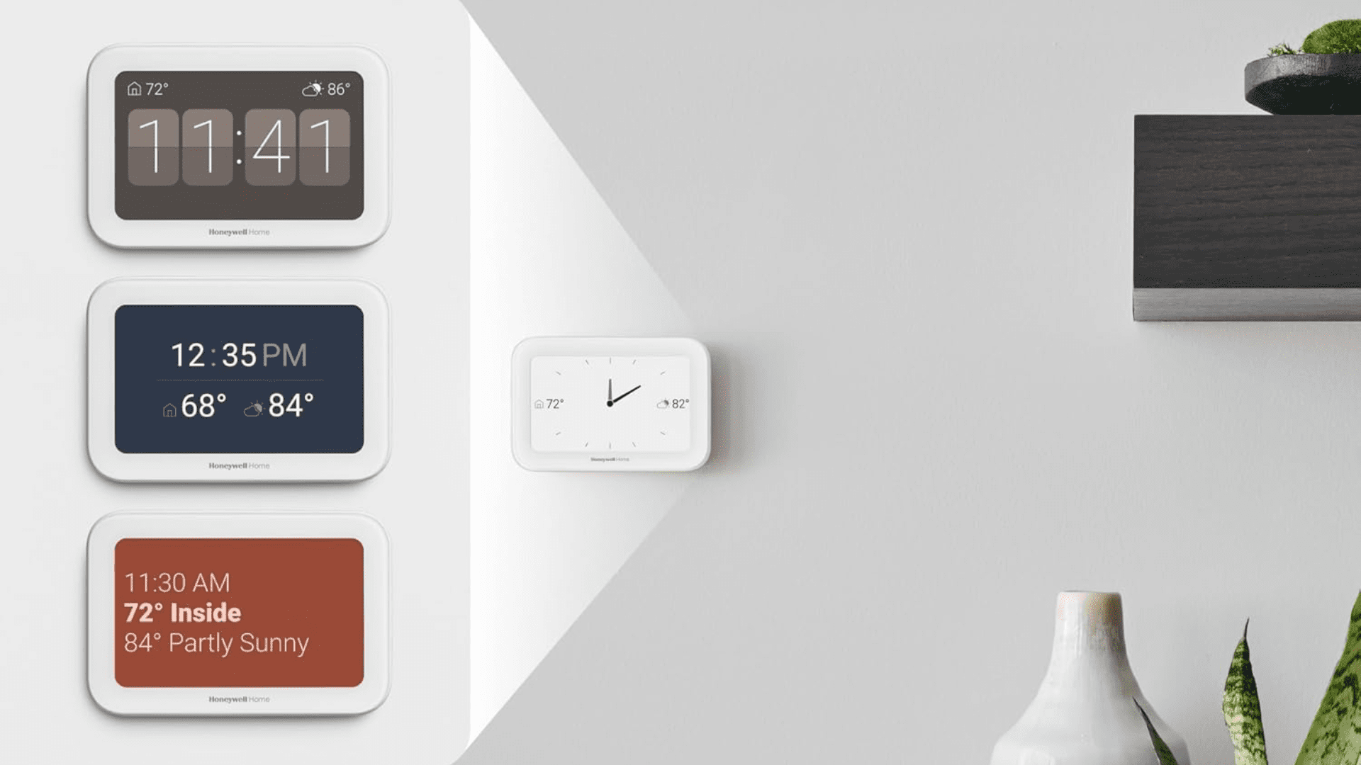 Honeywell home x86 smart thermostat home screen lifestyle Honeywell home x86 smart thermostat home screen lifestyle