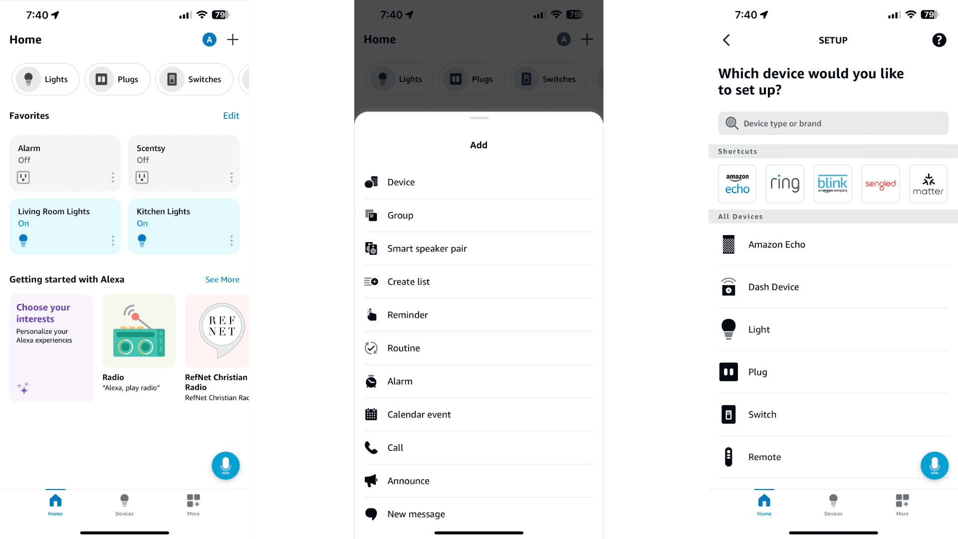 How to add matter device to alexa steps 1