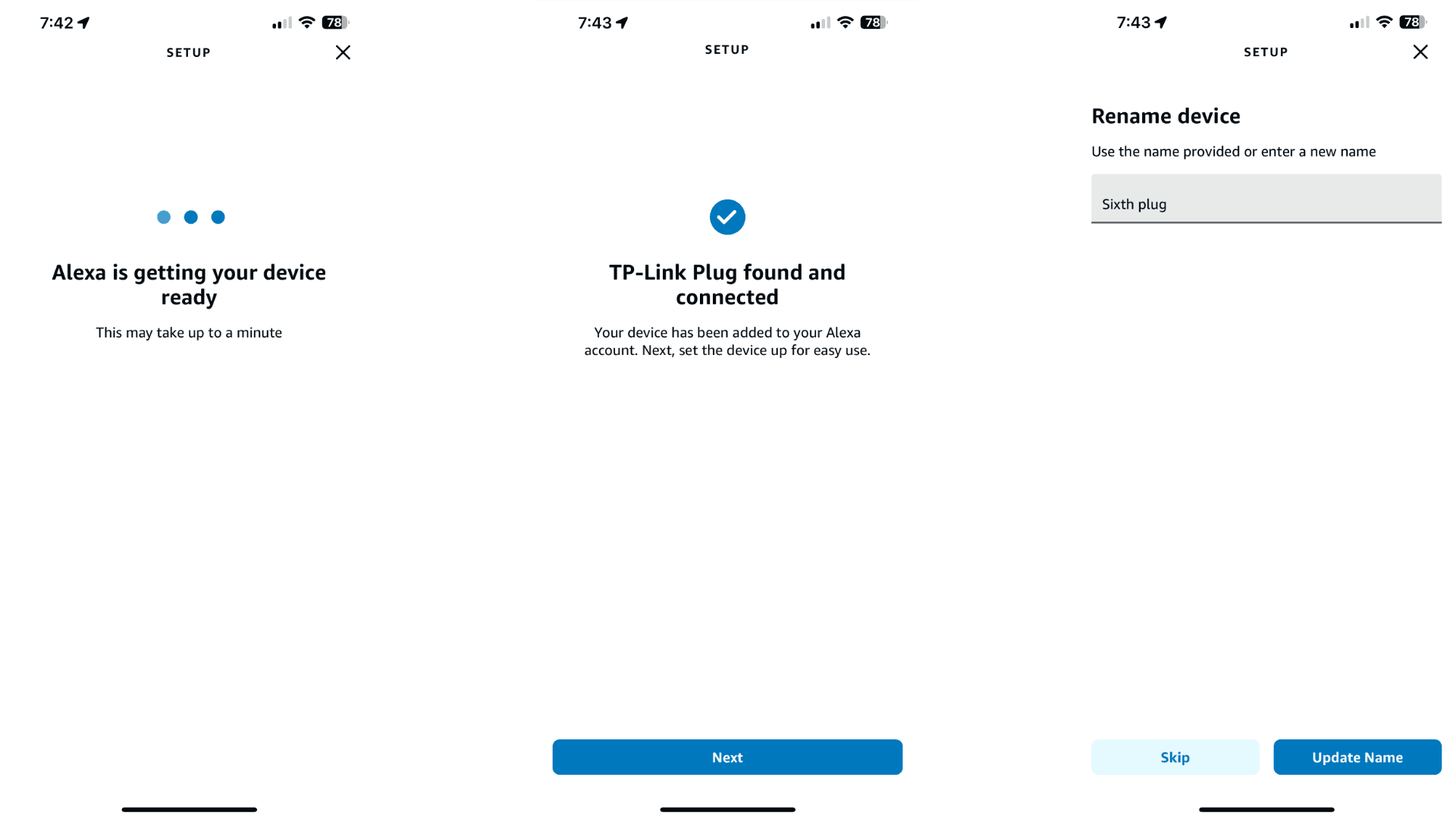 How to add matter device to alexa steps 4