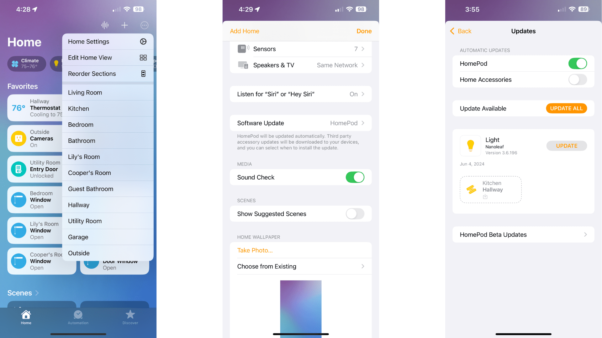 How to update matter devices apple home app 3
