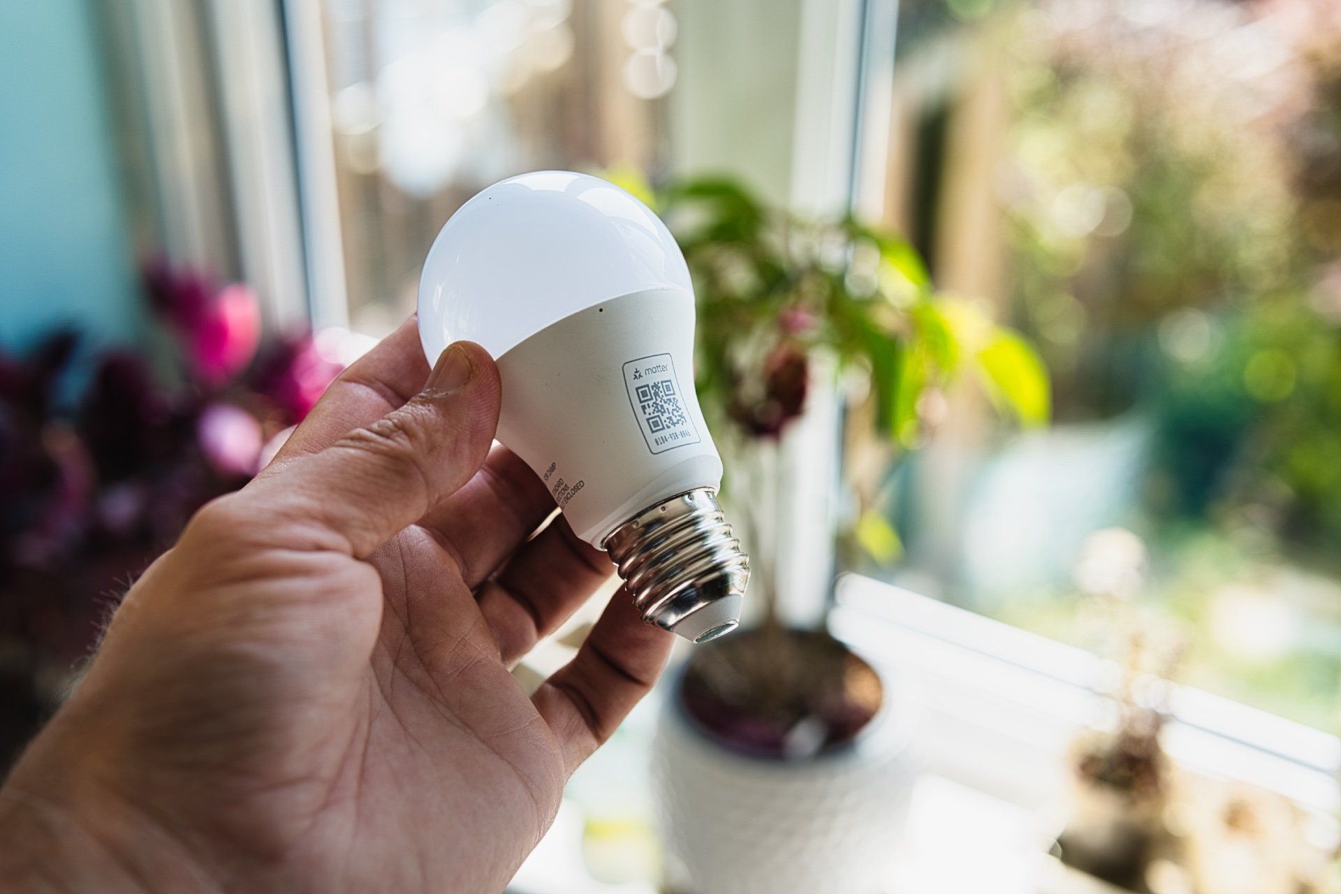 Matter pairing code bulb