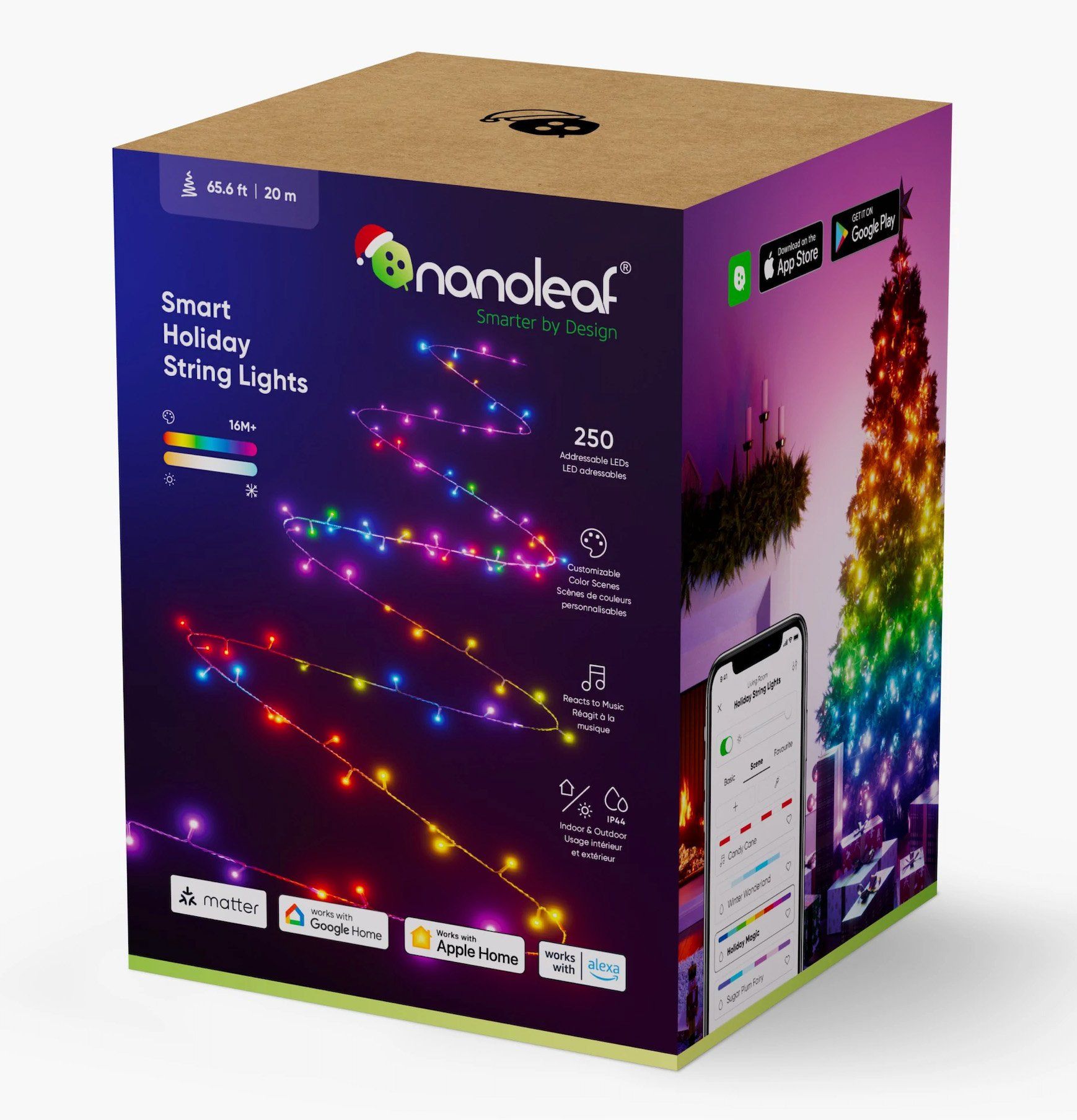 Matter Alpha - Nanoleaf Essentials Holiday String Lights Certified by Matter