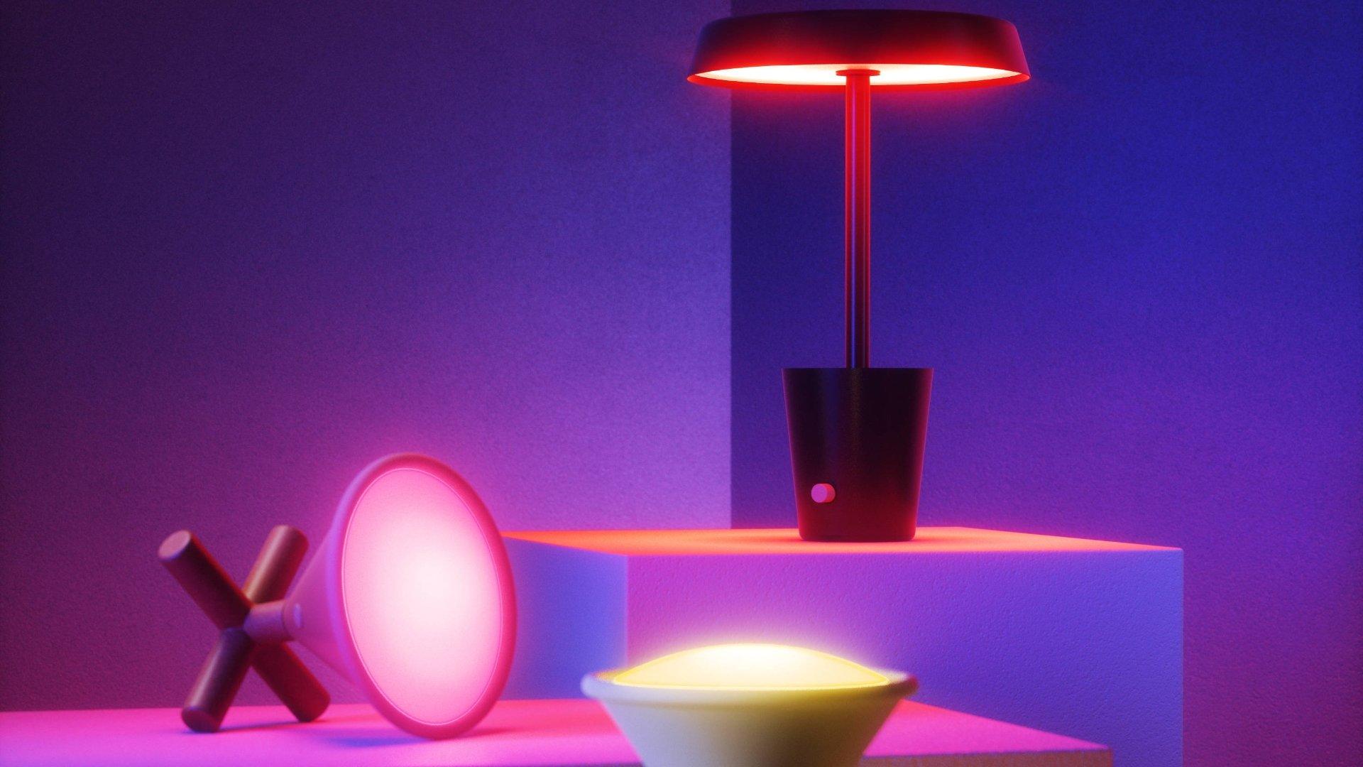 Nanoleaf umbra lamps lifestyle