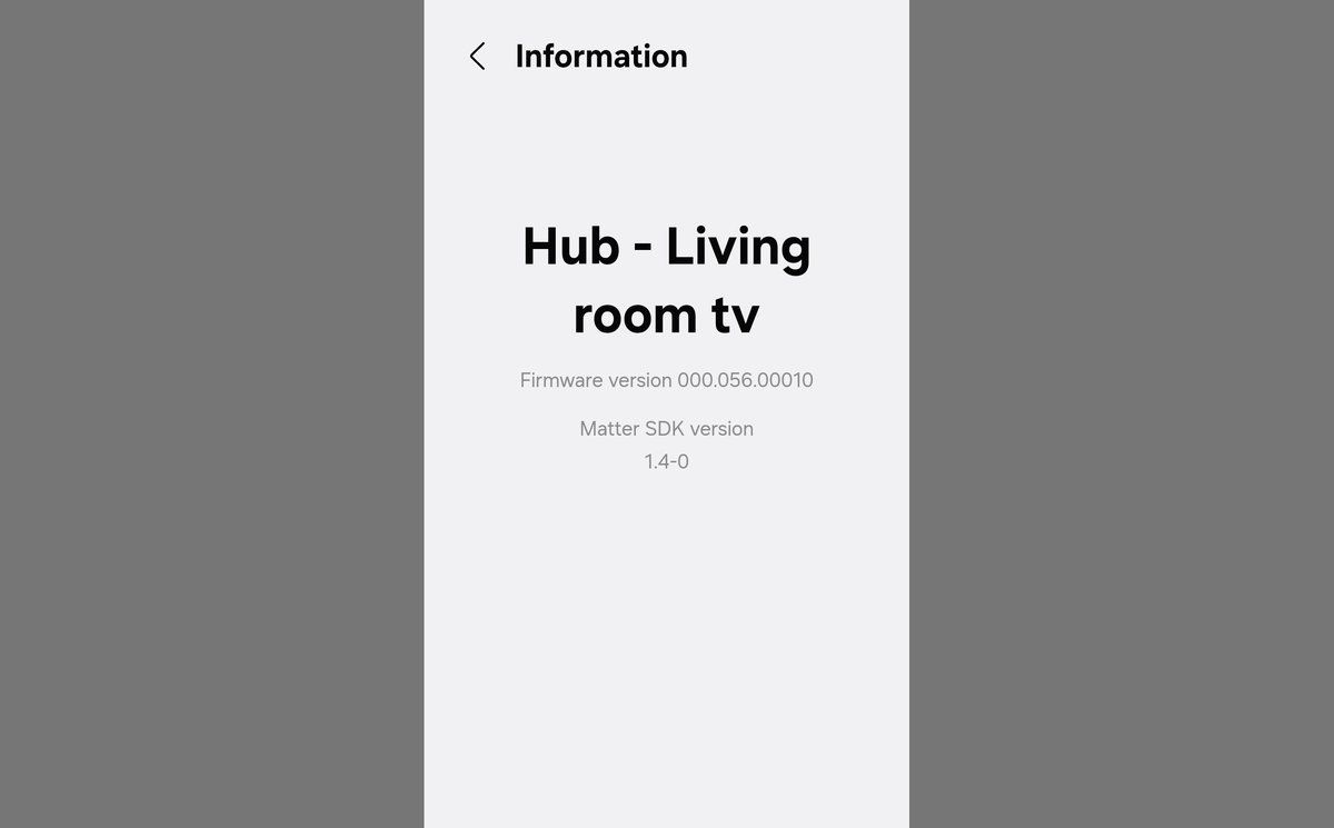 Samsung SmartThings on Matter 1.4