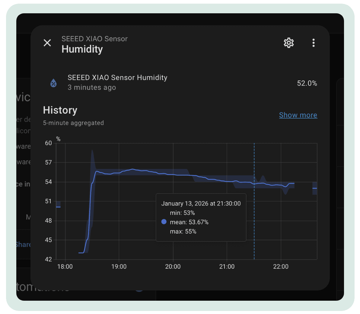 Seeed soil sensor ha