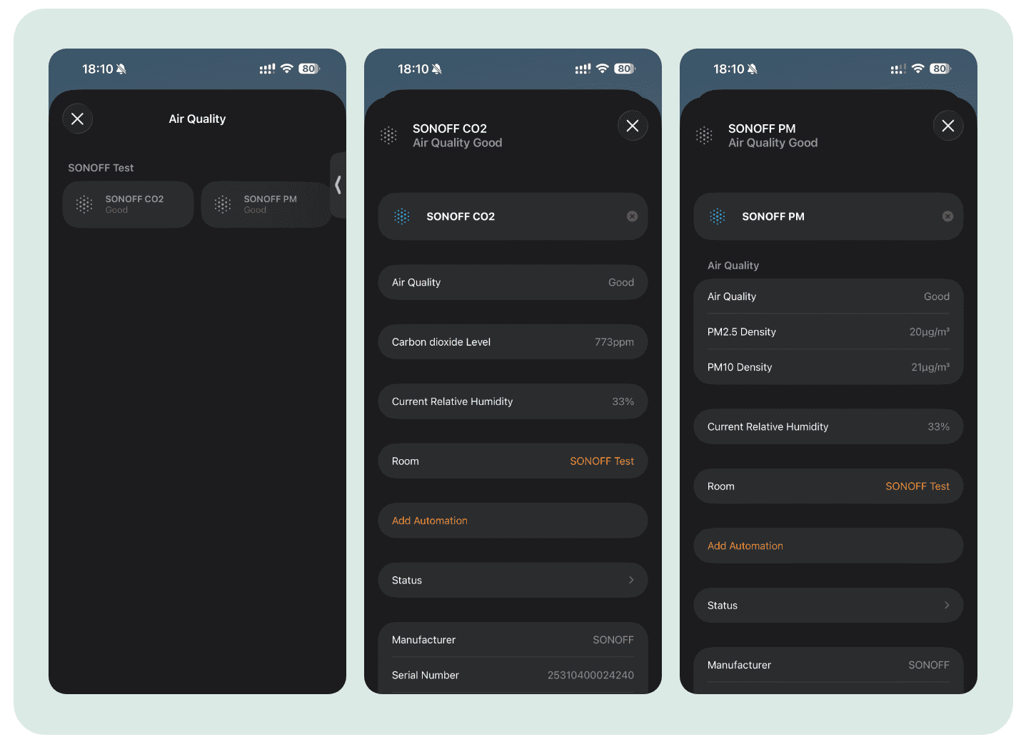 Sonoff 08 07 aqm apple