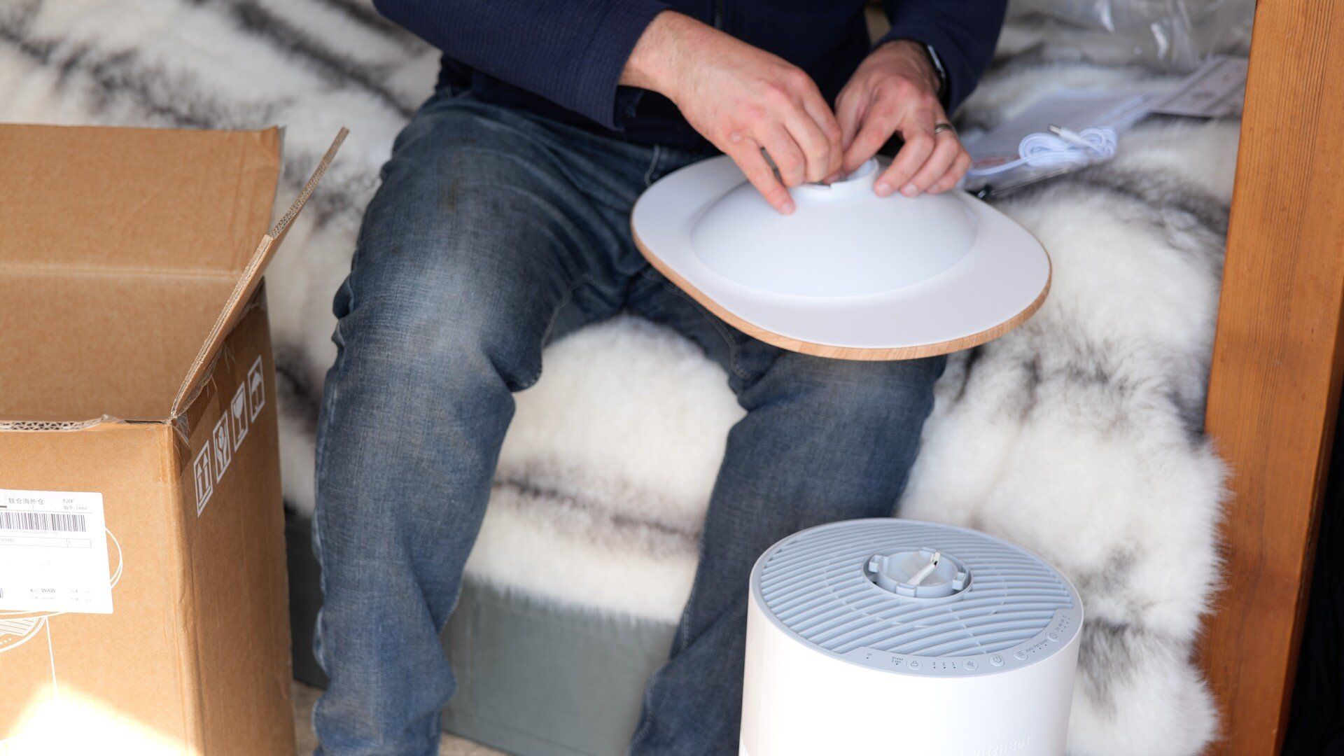 Switchbot air purifier table review construction