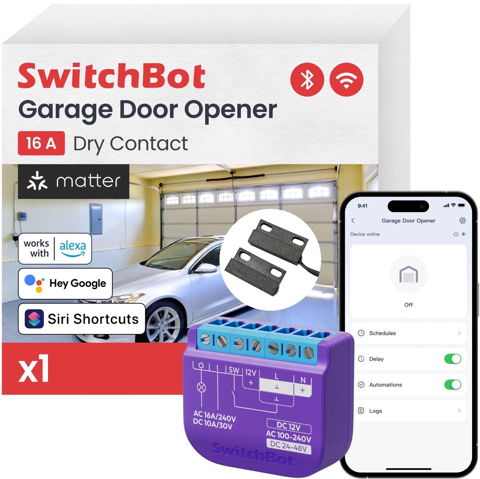 Switchbot matter garage door opener product