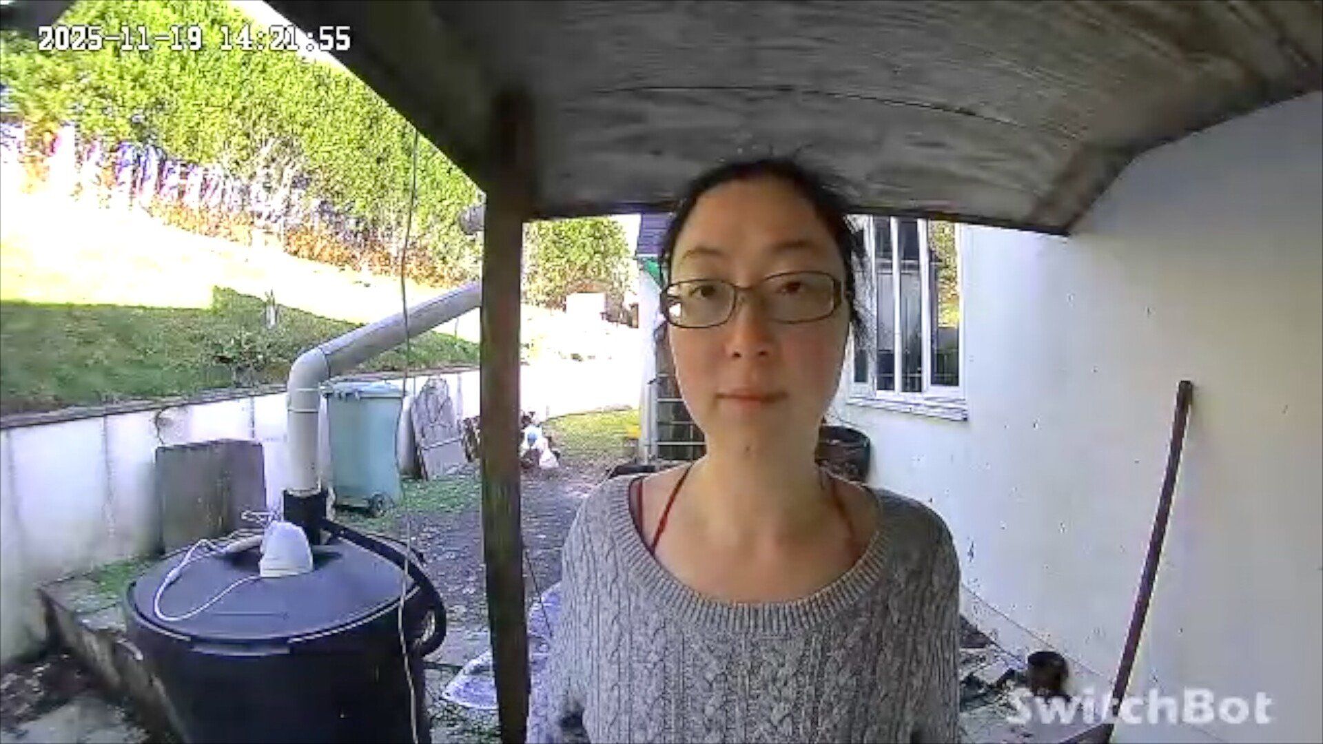 Switchbot video doorbell recorded video frame