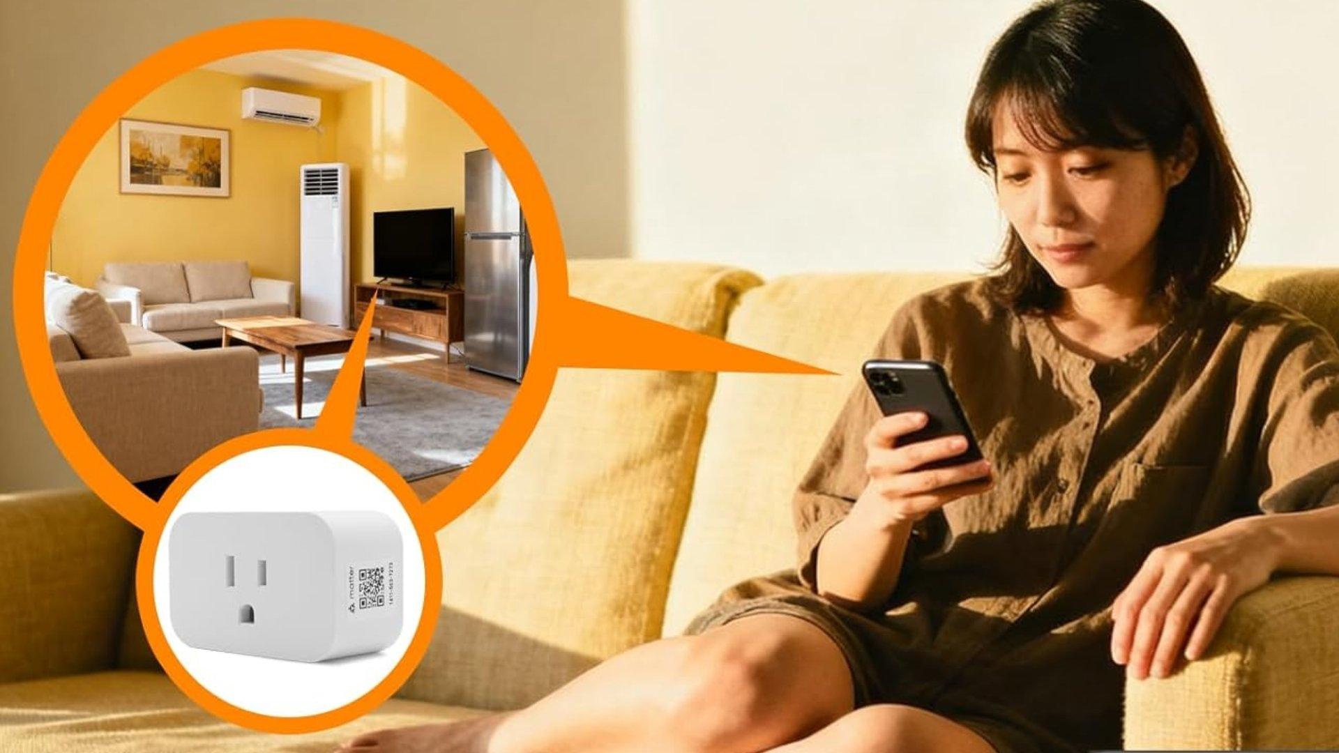 Tevinge matter over thread smart plug lifestyle