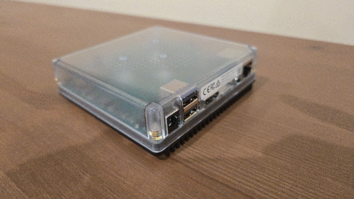 The ports on the back of home assistant green