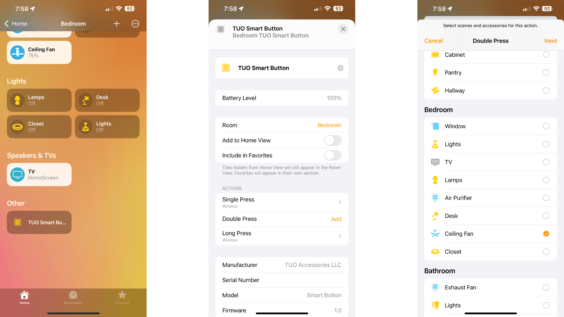 Tuo smart button review apple home app
