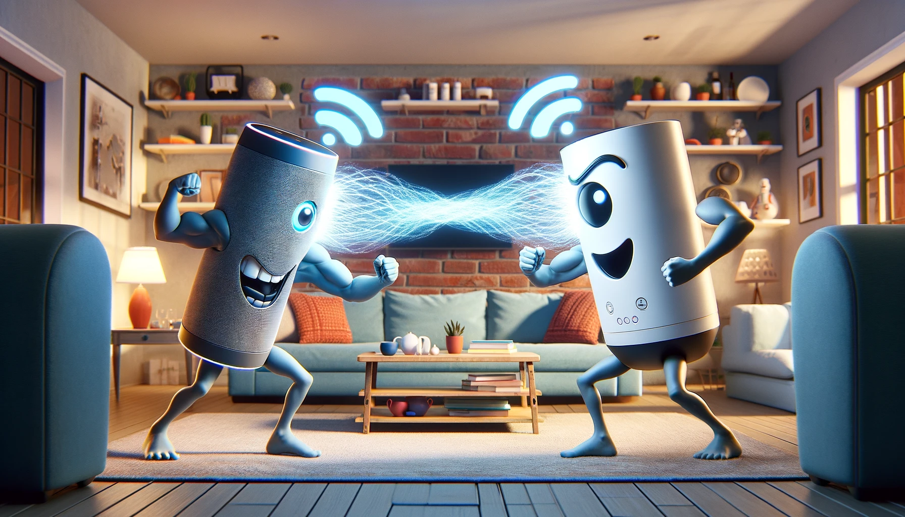 Two smart home devices battling it out for wifi