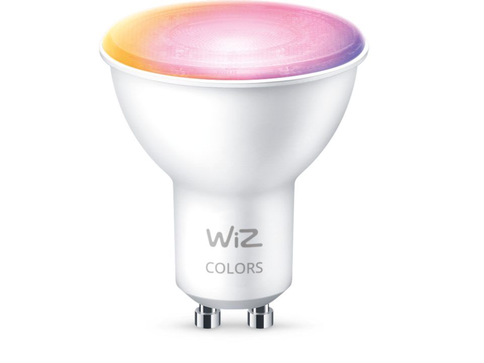 WiZ Lampadina LED Smart GU10 3 Pezzi - Bianco Sintonizzabile, Wi-Fi/Bluetooth, Compatibile Con Alexa, Google Home, HomeKit - Sostitutiva 60W