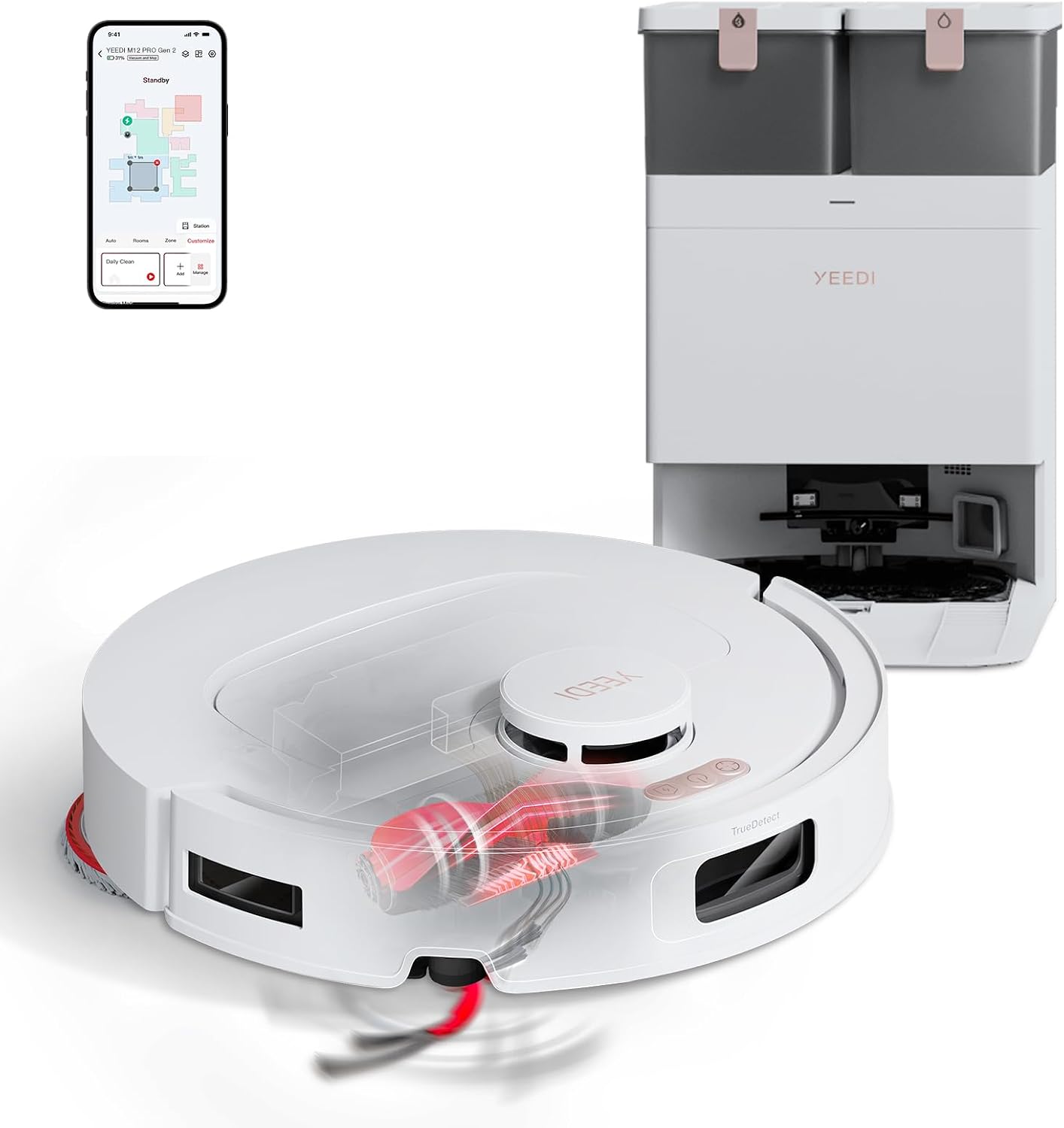 Yeedi M12 PRO Gen2 Robot Vacuum & Mop